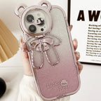 Glitter Lucky Bear iPhone Case - Viexta