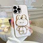 Creative Cartoon Rabbit Stand Mirror Phone Case - Viexta