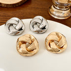 Twisted Alloy Stud Earrings