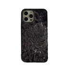 Black Pleated Tin Foil iPhone Soft Case - Viexta