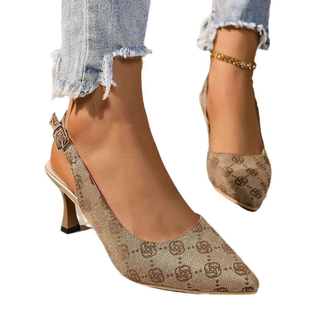 French Closed Toe High Heels - Viexta