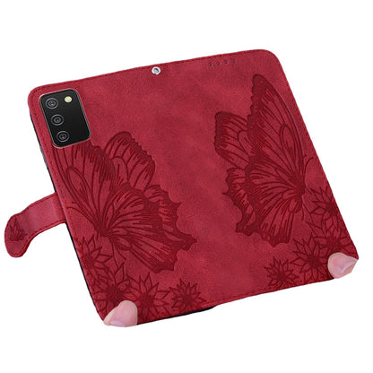 Embossed Butterfly Samsung S20 Series Leather Phone Case