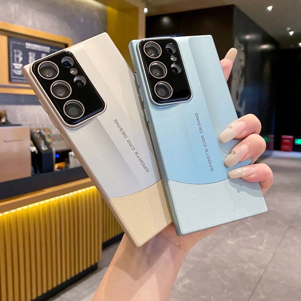 Color Block Matte SAMSUNG Phone Case - Viexta