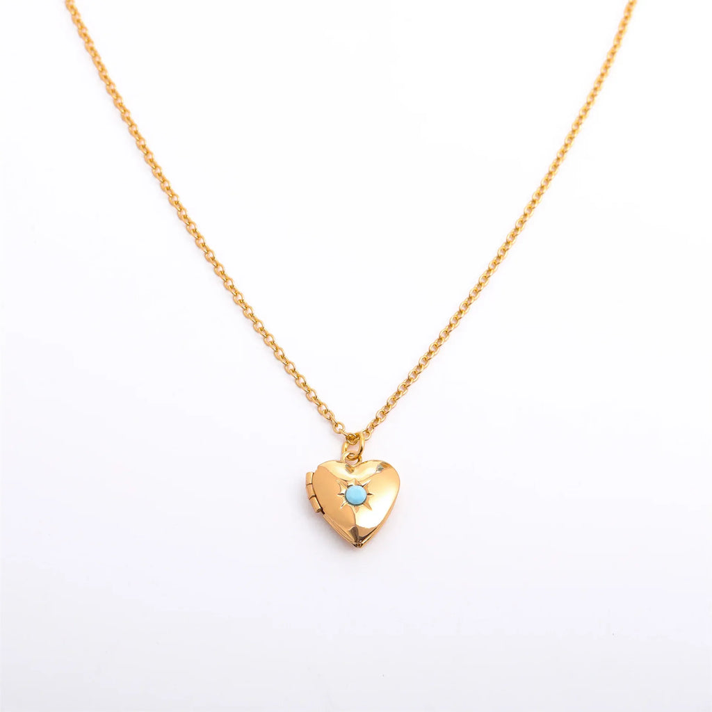 Heart Titanium Steel Necklace - Viexta