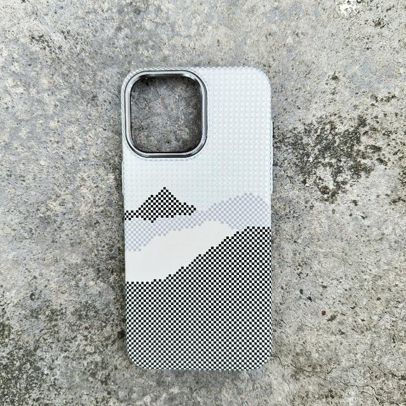 Kevlar Carbon Fiber Pattern iPhone Case - Viexta