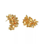 Golden C- Shaped Earrings