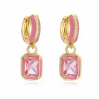 Colorful Drop Cube Sugar Earrings