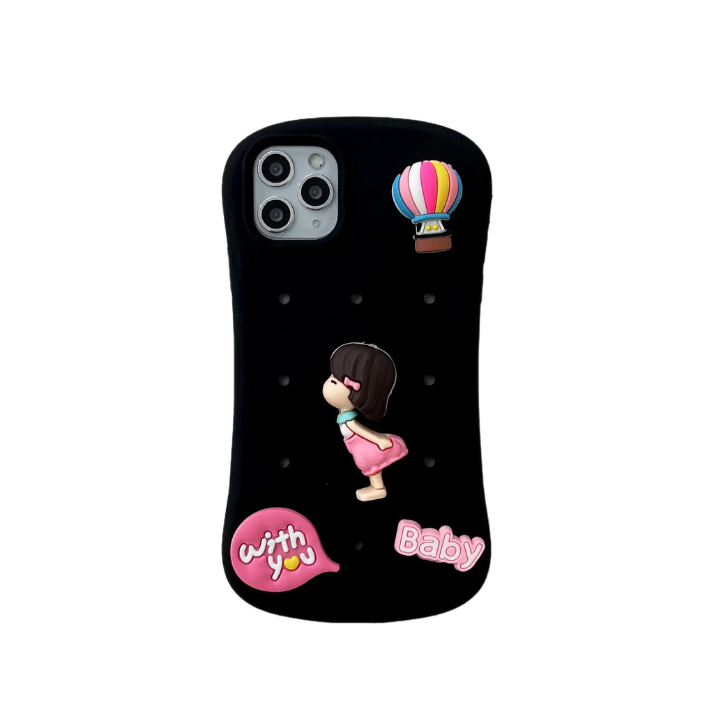 Couple Silicone Drop-resistant Heat Dissipation iPhone Case - Viexta