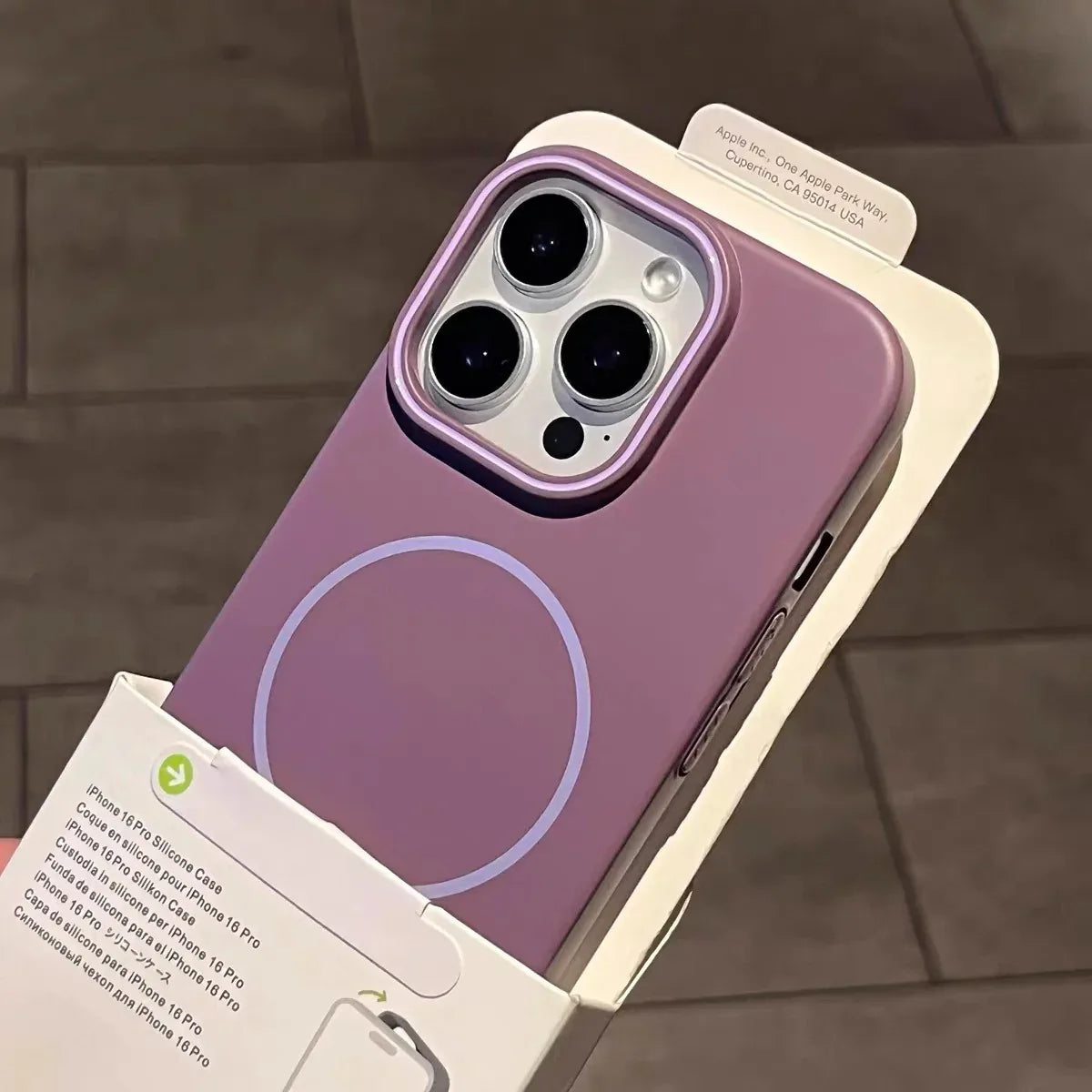 Frosted Fine Circle Magnetic iPhone Case - Viexta