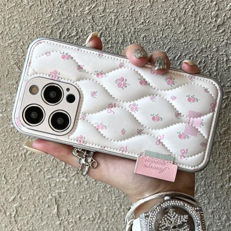 Down Jacket Small Floral iPhone Case - Viexta