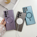 Advanced Metal Paint Magnetic Samsung Cover
