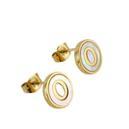 Titanium Steel 26 English Alphabet Letter Studs - Viexta