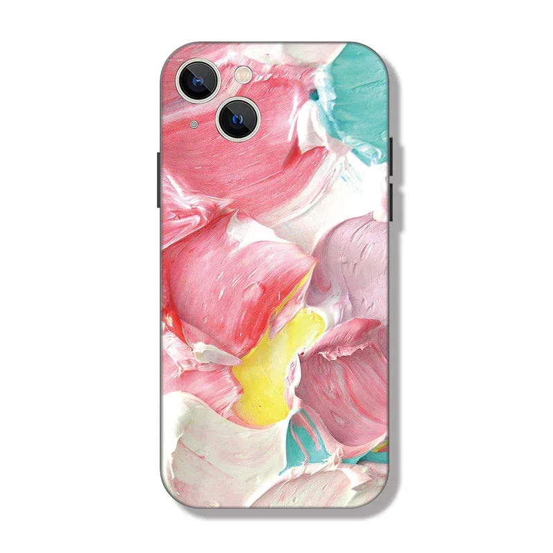 Oil Painting Flowers iPhone Case - Viexta