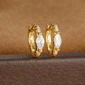 Multicolor Micro Inlaid Zircon Diamond Earrings - Viexta