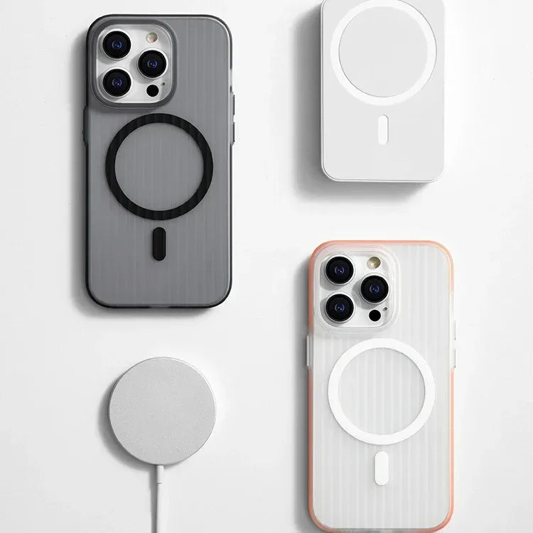 Striped Sand Non-slip Protective IPhone Cover - Viexta