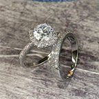 micro-inlaid-diamond-ring-set - Viexta