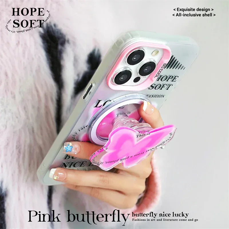 Creative Printed Frosted Laser Magnetic iPhone case - Viexta