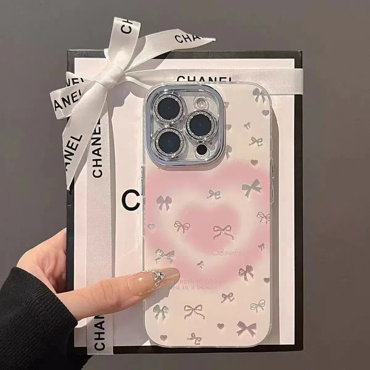 Heart Blush Bow iPhone Case - Viexta