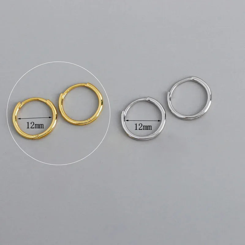 Diamond-embedded Gold-plated Versatile Earrings - Viexta