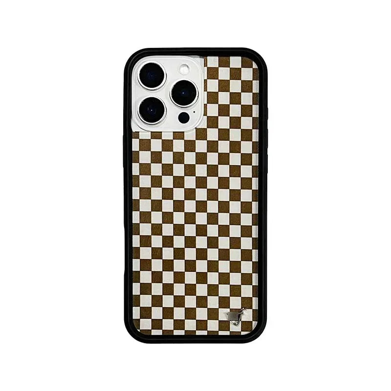 plaid-strawberry-star-iphone-case - Viexta
