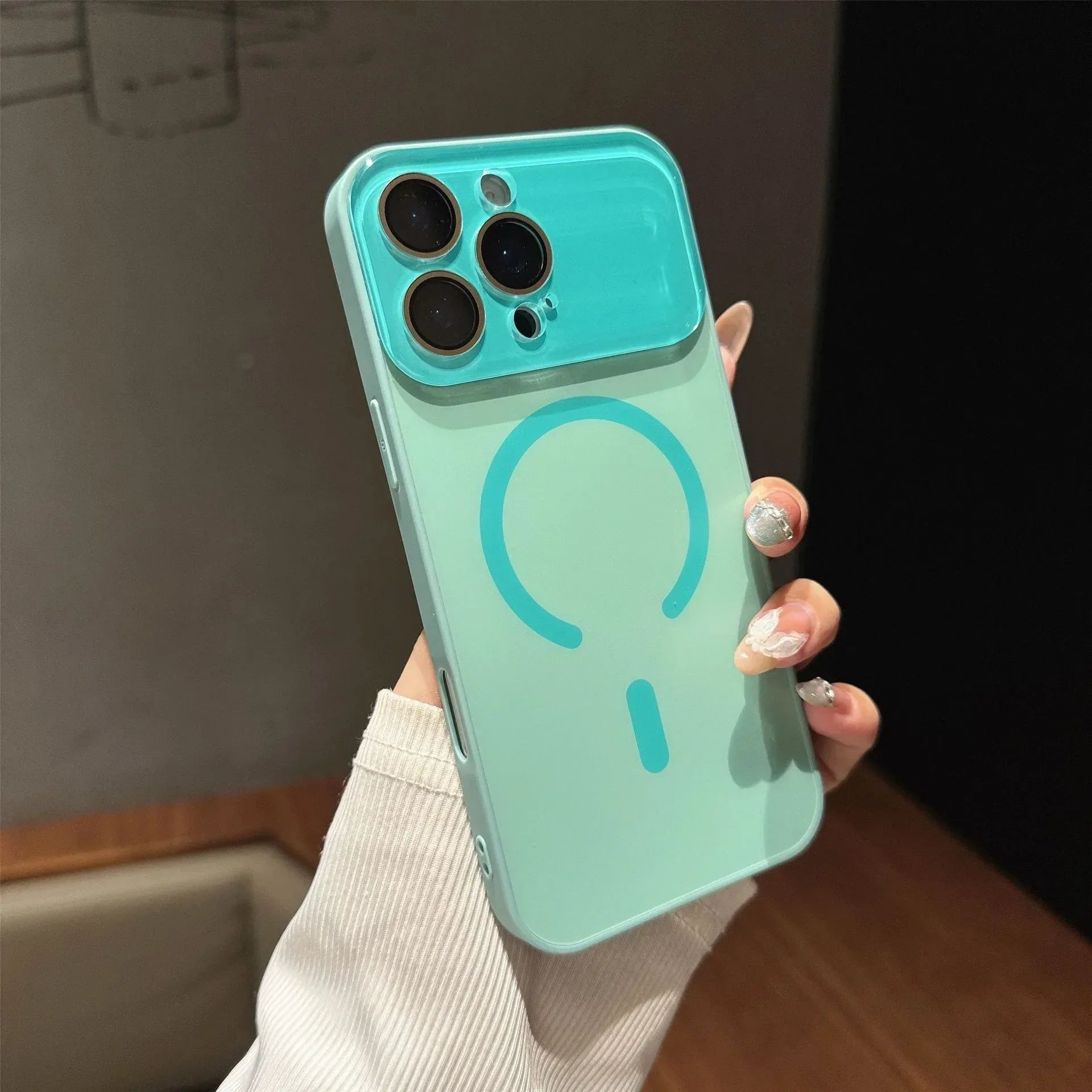 Large Window Frosted Magnetic iPhone Case - Viexta