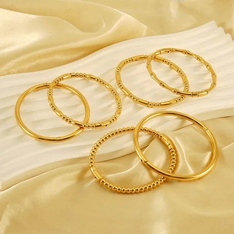 Bamboo Titanium Steel Bracelet - Viexta