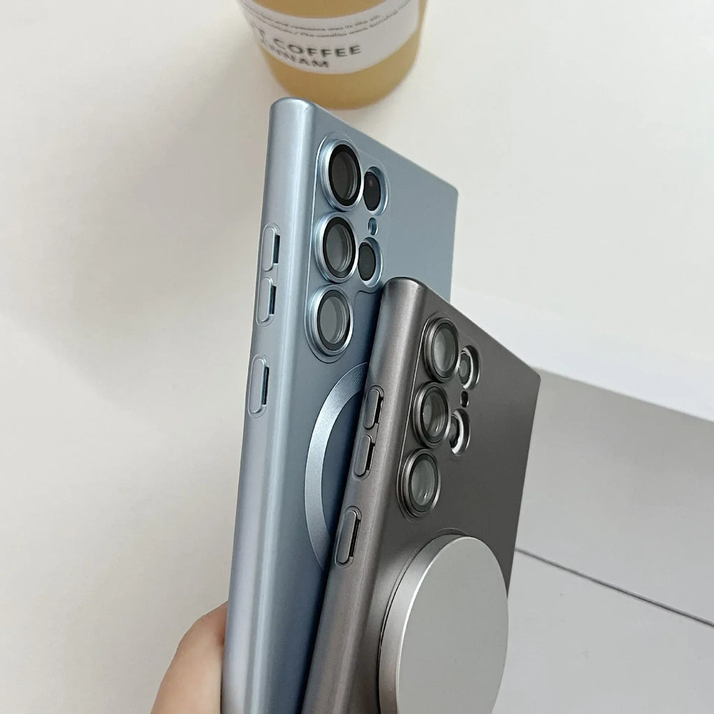 Advanced Metal Paint Magnetic Samsung Cover - Viexta