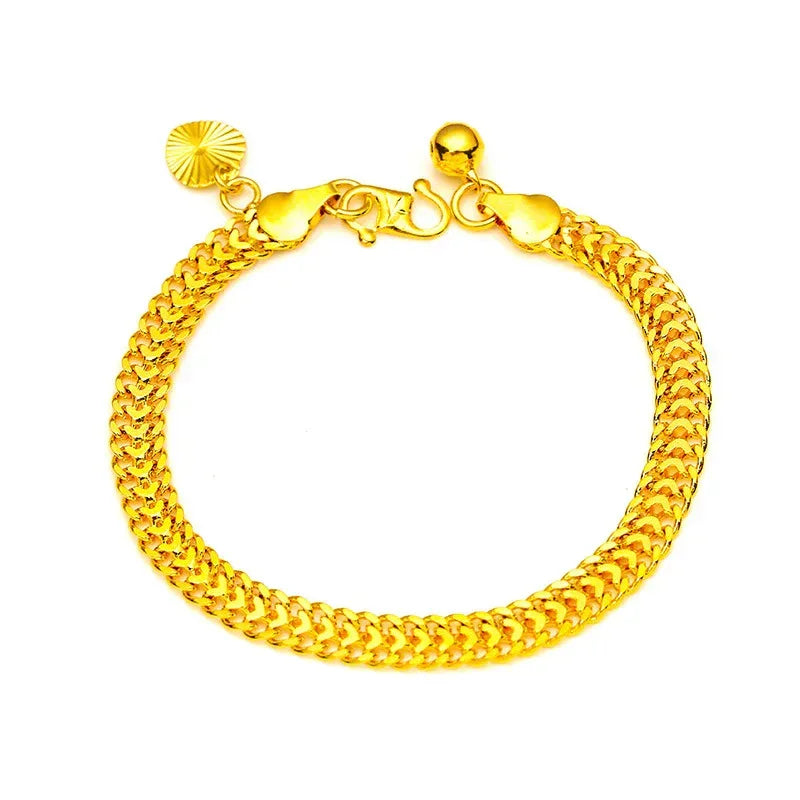 Brass Gold-plated Women's Bracelet - Viexta
