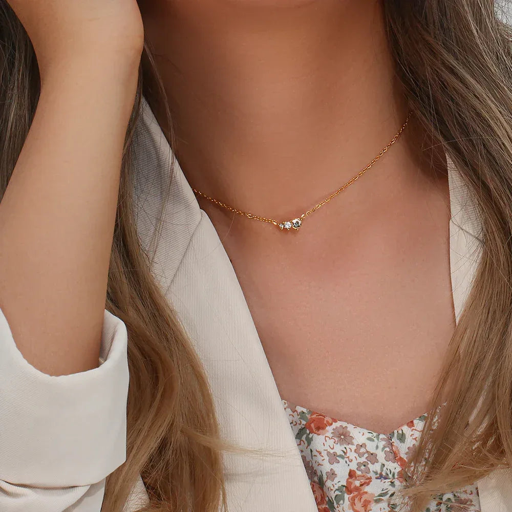 Titania Diamond Necklace - Viexta