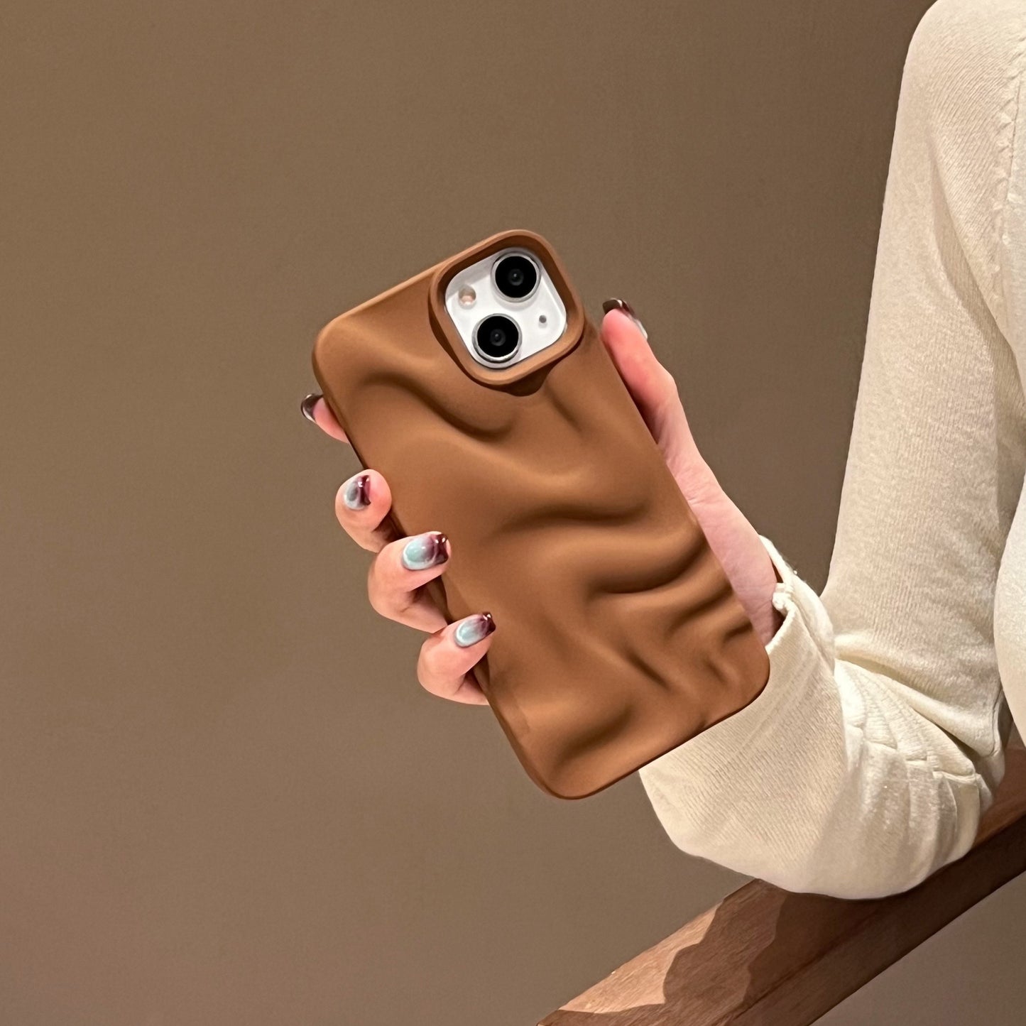 Three-dimensional Pleated Water Ripple IPhone Case