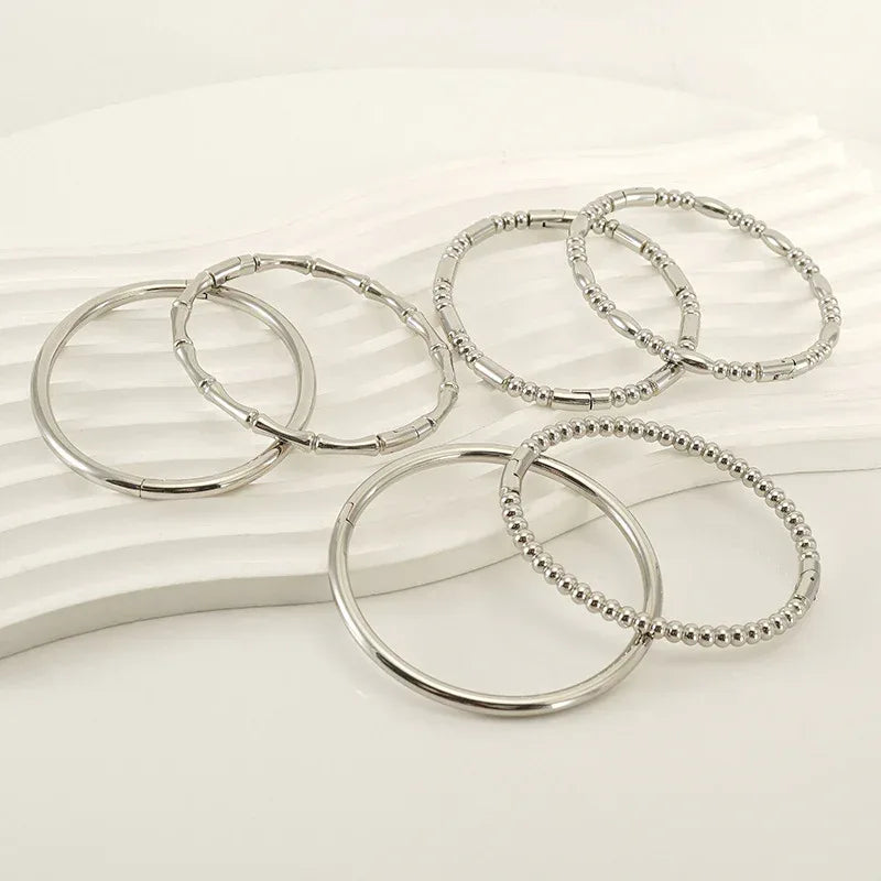 Bamboo Titanium Steel Bracelet - Viexta