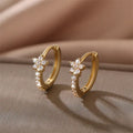 Micro Inlay Diamond Creative Earrings - Viexta