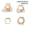 Trendy Glossy Water Drop Ring - Viexta