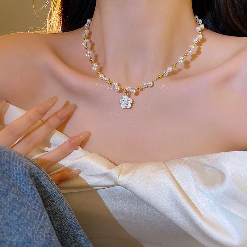 french-retro-camellia-necklace-for-women