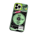 Trend Disc Electroplating Button iPhone Case - Viexta