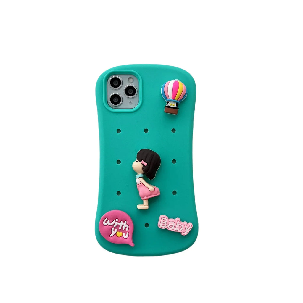 Couple Silicone Drop-resistant Heat Dissipation iPhone Case - Viexta