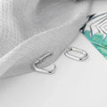 Diamond-embedded Gold-plated Versatile Earrings - Viexta