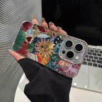 art-retro-illustration-drop-resistant-iphone-case