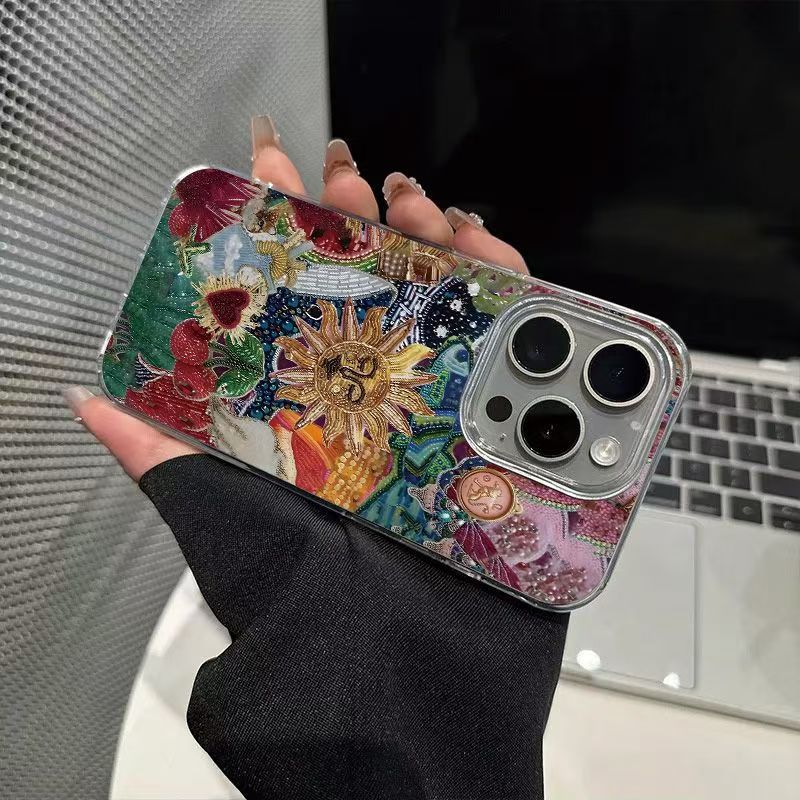 art-retro-illustration-drop-resistant-iphone-case