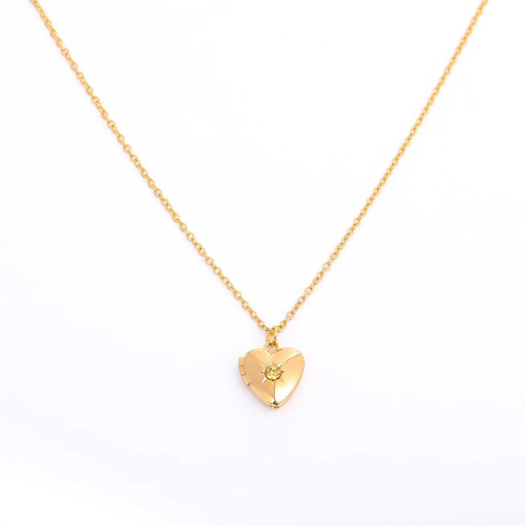 Heart Titanium Steel Necklace - Viexta