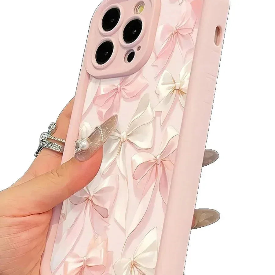 All-inclusive Silk Bow iPhone Case Ladder - Viexta