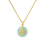 Oval Cat's Eye Pendant Titanium Steel Necklace - Viexta