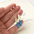 Leaves Long Slimming Earrings - Viexta
