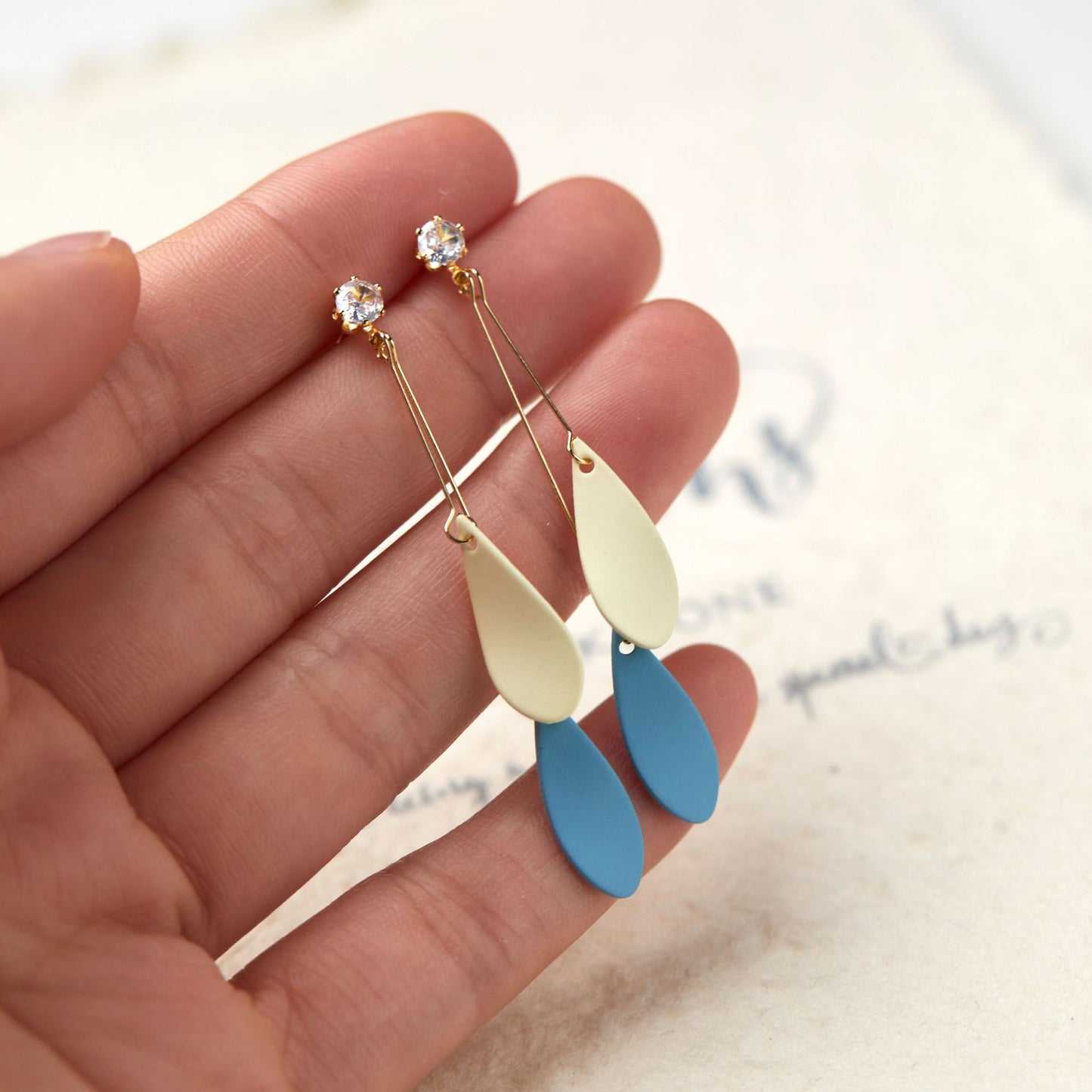 Leaves Long Slimming Earrings