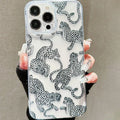 Niche Retro Leopard iPhone Case - Viexta