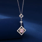 Square Diamond Pendant Necklace For Women - Viexta