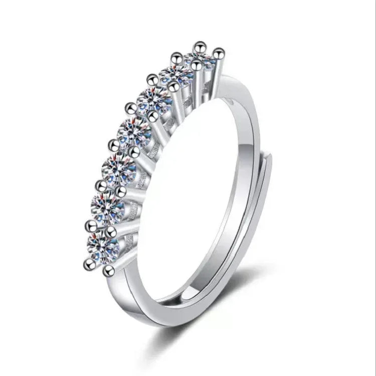 Six-claw 1 Karat Engagement Ring - Viexta