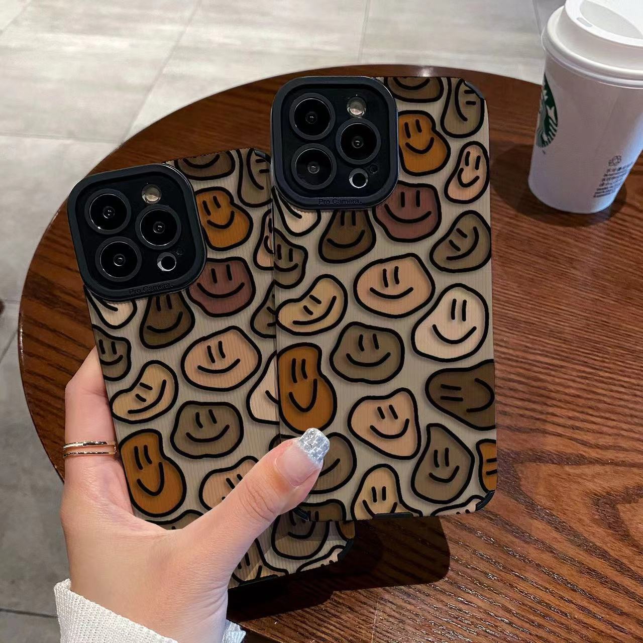 Potato Print Drop-resistant iPhone Case