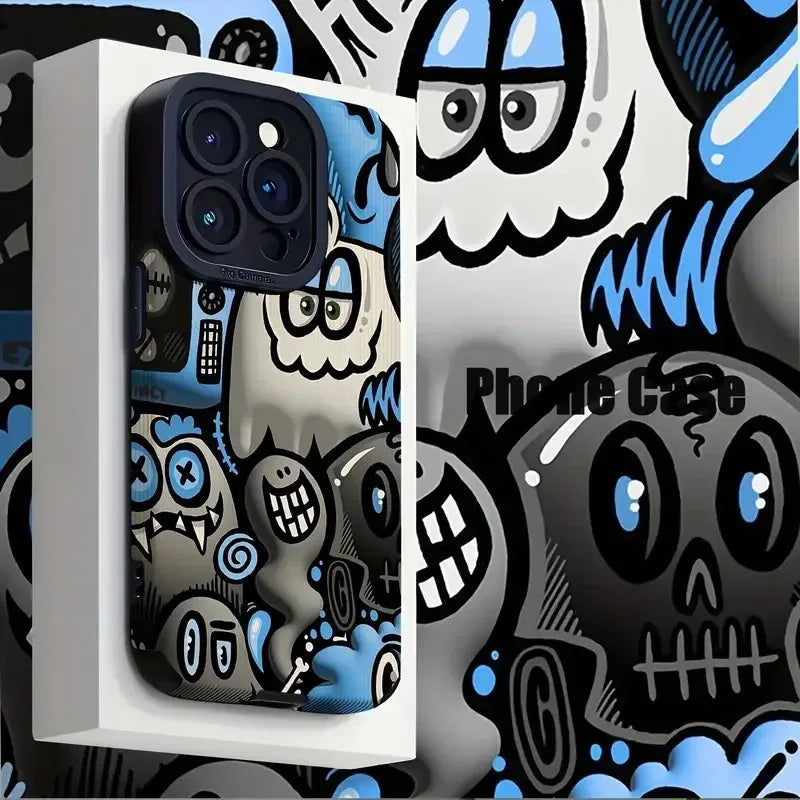 Little Monster Graffiti iPhone Case - Viexta