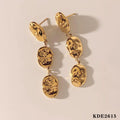 Stainless Steel Irregular Pendants Earrings - Viexta